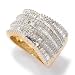 : 14K WHITE OR YELLOW GOLD 1.50CT ROUND BAGUETTE ENTOURAGE DIAMOND RING