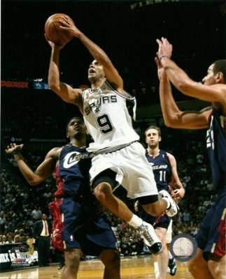 Tony Parker Spurs Finals vs Cavaliers Color 8x10 Photo