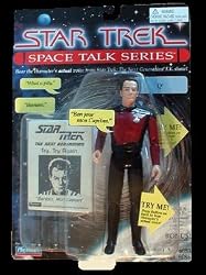 Q Action Figure - Star Trek Space Talk Series - Here's the Character's Actual Voice From the Star Trek: The Next Generation Tv Show