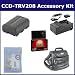 Sony CCD-TRV208 Camcorder Accessory Kit includes: HI8TAPE Tape/ Media, ZELCKSG Care & Cleaning, SDM-101 Charger, VID90C Case, SDNPFM50 Battery