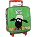 Shreds Shaun the Sheep Green Nylon Trolley Case