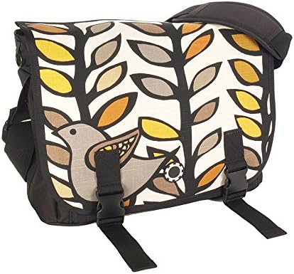 DaisyGear Messenger Diaper Bag - Partridge Garden