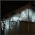 FL-637 | PREMIUM QUALITY OUTDOOR 10 METRE WHITE LED ICICLE LIGHT SET,CONSISTS OF 384 SUPER BRIGHT LEDS WITH MEMORY CONTROLLER,COMMONLY USED FOR DRESSING HOUSE FASCIA'S AT CHRISTMAS