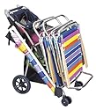 Deluxe Wonder Wheeler Cooler & Beach Chair Cart 2009