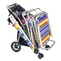 Deluxe Wonder Wheeler Beach Cooler & Beach Chair Cart 2010