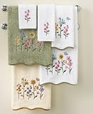 Avanti Premier Country Floral Bath Towel, Ivory