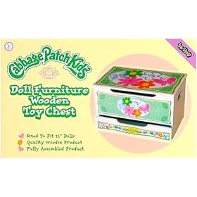 Cabbage Patch Kids Wooden Toy Chest by Toy Vault