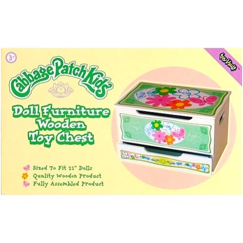 Cabbage Patch Kids Wooden Toy Chest.