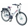 Prophete M�dchen Alu Fahrrad, 3 Gang, polarwei�, Rahmenh�he: 34 cm, Reifengr��e: 24 Zoll (61 cm), 2520