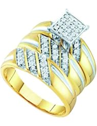 0.29CT DIAMOND FASHION TRIO SET