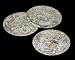 Coral Stone Drink Coasters - 2 Pc. Coaster Set