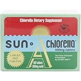 Sun Chlorella Nutritional Tablets, 500 mg, 600 Count