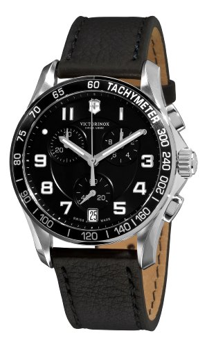 Victorinox Swiss Army Alliance Chronograph Black Strap Mens Watch 241493