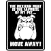 New " The Mexican Meat Is The Favorite Of My Pet ... Moev Away ! " Mexico Parking Sign Country