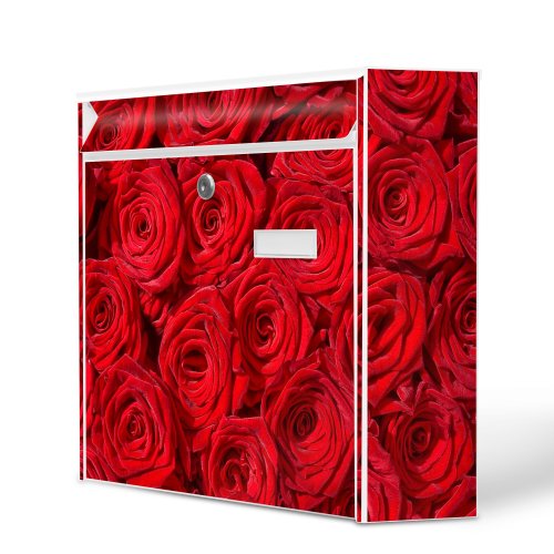 Originelle Deko für die moderne Wohnung mit Rosenmuster und Blumendruck