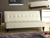 Marco Adjustable Sofa White By CrownMark Furniture