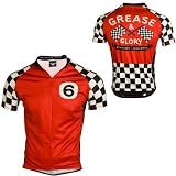 Twin Six Greaser Jersey - Short-Sleeve - Men's Red/Black/White, L