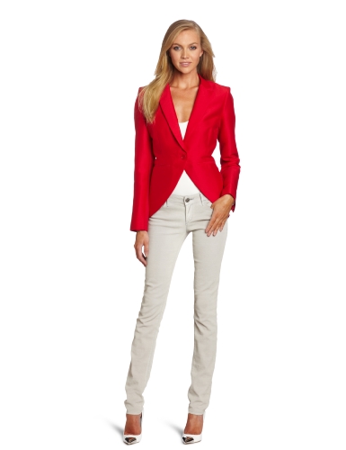 bcbg red blazer