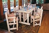 Kitchen & Housewares : Rustic Natural Cedar 1121C Harvest Family Table Set