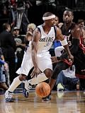 Miami Heat v Dallas Mavericks: Jason Terry and Dwyane Wade Photographic Poster Print by Glenn James, 24x32