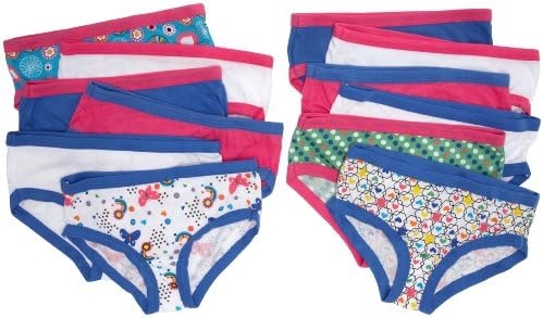 Fruit of the Loom Girls' 12pk Cotton Hipster