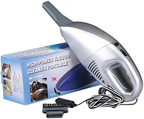 12V Portable Handheld Car Wet & Dry vehicle Vacuum Cleaner silver
