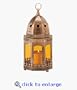 Copper Amber Candle Holder Lantern Light Arabian Night