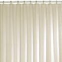 Maytex Beige Plaid Shower Curtain