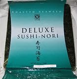 Save on Sushi Nori Seaweed Sheets - 50 Sheets Deluxe Roasted Seaweed - 4.5oz by Nagai Nori by Nagai Nori
