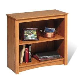 Prepac Oak 2-shelf Bookcase by Prepac