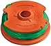 Worx WA0014 Pack of 2 Grass Trimmer Spools and Line