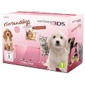 Console Nintendo 3DS Rose corail avec Nintendogs + cats Golden Retriever & ses nouveaux amis - �dition limit�e