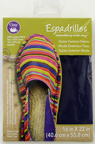 Dritz Espadrilles Outer Fashion Fabric, 16