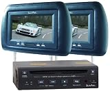 Inphase DVD Player and 2 Headrest 7 inch Screens Package Bundle New IVM7PK