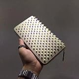 クリスチャンルブタン/Christian Louboutinファスナー長財布 実用性 人気財布　セレブ [並行輸入品]