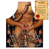 Sexy Grillschürze ! Top Scherzartikel zum Geburtstag, für Partys, Karneval,...: Barbeque !! GRATIS Urkunde dabei !!