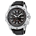 Casio - AMW-105L-1AVEF - Montre Homme - Quartz Analogique - Bracelet en Cuir Noir