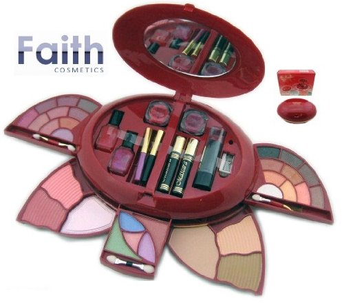 Make Up Kit inc Eyeshadow, Blusher, Powder, Lipgloss, Mascara, Nail Polish, Lipstick, Lip Liner , Eyeliner and Sharpener