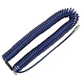 Plastair HoseKoil PU450-1-3-AMZ 1/4-Inch x 50-Foot Nordic Polyurethane Coil Air Hose - Blue