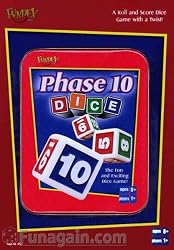 Phase 10 Dice Game in Tin