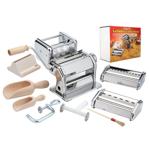Imperia Italian 505, 9 Piece Pasta Factory Gift Set includes Pasta Machine