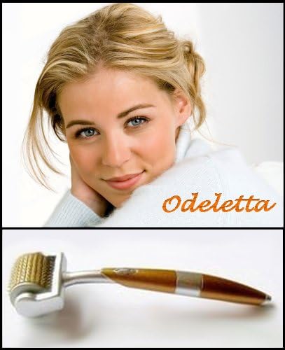 Derma Roller Gold Plated Titanium Alloy Needles, A Common Cosmetic Procedure for Treating Many Conditions By Stimulating Collagen and Elastin Production. Repairs * Aged Skin * Acne Scarring * Wrinkles * Stretch Marks * Celluite * Hair Loss *. In Addition Rollers Boost Effectiveness Of Topically Skincare Products Up To 80% (1.5mm)