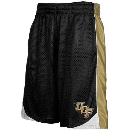 NCAA UCF Knights Black Vector Workout Shorts