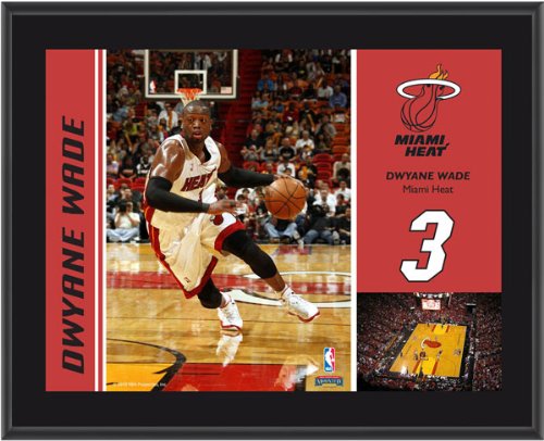 Mounted Memories Miami Heat Dwayne Wade 10X13 Sublimated Plaque