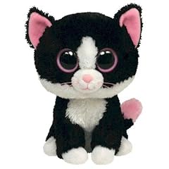 Ty 7136038 - Peppers-Katze Beanie Boos, schwarz/weiss, 15 cm