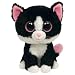 Ty 7136038 - Peppers-Katze Beanie Boos, schwarz/weiss, 15 cm