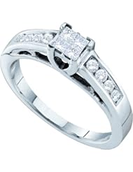 0.35CTW DIAMOND INVISIBLE RING