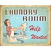Laundry Room Retro Sign / Wall Plaque