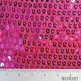 3stitch Sequins Chiffon Fabric Fuchsia