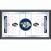 NHL Nashville Predators Framed Hockey Rink Mirror (fls)